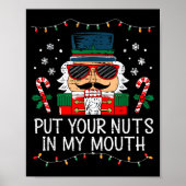 Poster Naughty Nutcracker Put Your Nuts In My Mouth Chris (Devant)