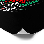 Poster Naughty Or Nice Still Getting Everything Holiday H (Coin)