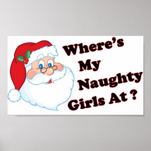 Poster Naughty Père Noël Full (Devant)