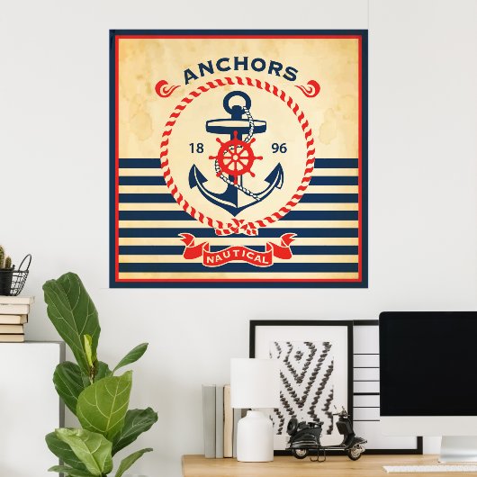 Poster nautical (Bureau à domicile)
