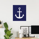 Poster Nautical Anchor (Bureau à domicile)