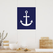 Poster Nautical Anchor (Cuisine)