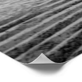 Poster Nautical black & white photograph - beach Seascape (Coin)