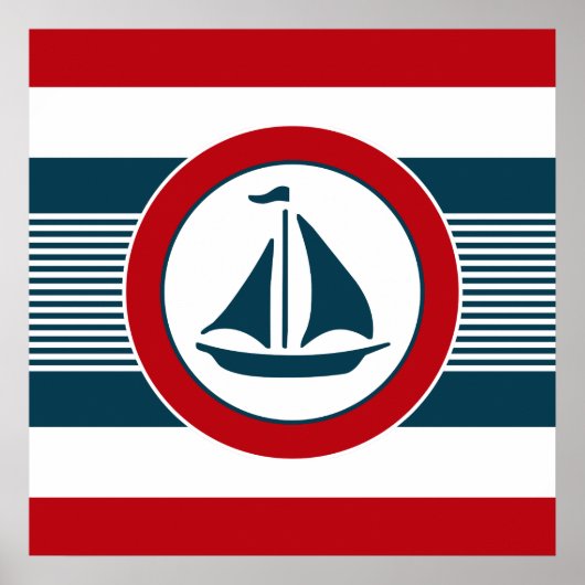 Poster Nautical design (Devant)