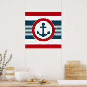 Poster Nautical design (Cuisine)