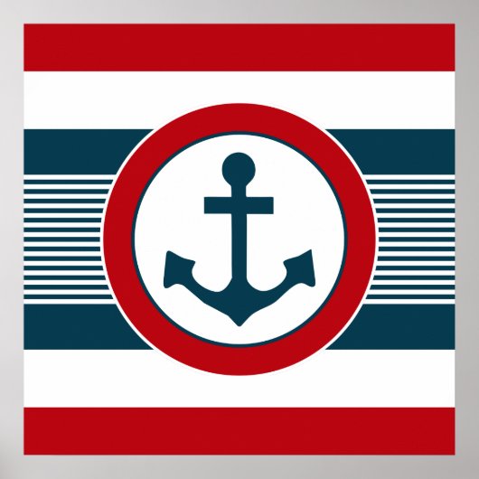 Poster Nautical design (Devant)