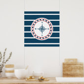 Poster Nautical design (Cuisine)