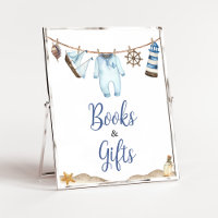 Nautical Sailor Ahoy Baby showers Livres et Cadeau