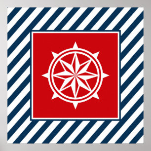 Poster Nautical themed design