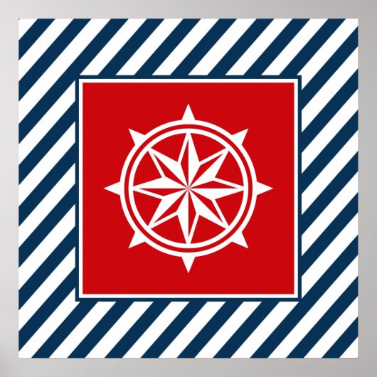 Poster Nautical themed design (Devant)