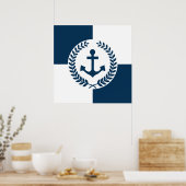 Poster Nautical themed design (Cuisine)
