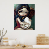 Poster Nautilus Angel ART IMPRIMER coquillage gothique fa (Cuisine)