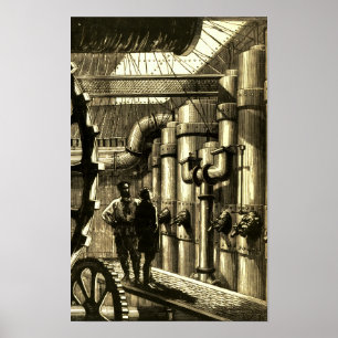 Poster Nautilus Engines from 20000 Leagues Under the Sea