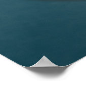 Poster Nautilus Shell sur Ocean Blue Fine Art Imprimer (Coin)