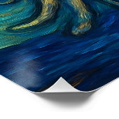 Poster Nautilus van Gogh (Coin)