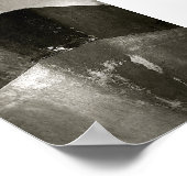 Poster nautique du navire Prow B&W (Coin)