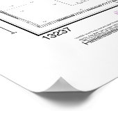 Poster Nautique du son et des approches de nantucket 1323 (Coin)