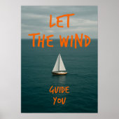 Poster Nautique Inspirationnel, Art Motivationnel (Devant)