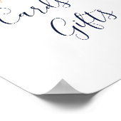 Poster Nautique moderne | Carte Starfish et signe cadeau (Coin)