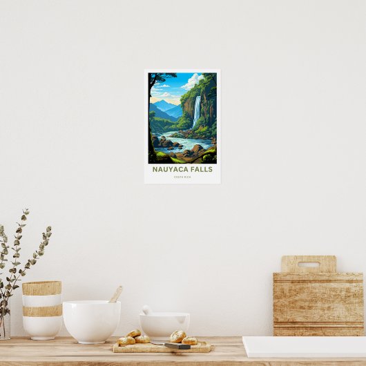 Poster Nauyaca Falls Costa Rica Imprimer (Cuisine)