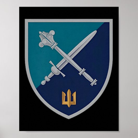 Poster Naval Infantry Corps Command (ukraine) V2 Ukrainia (Devant)