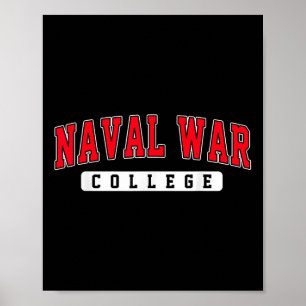 Poster Naval War College Arch Vintage Pour Hommes Femmes