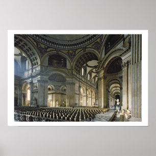 Poster Nave de la cathédrale de St Paul (photo)