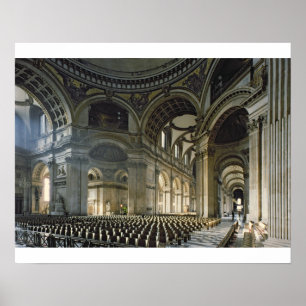 Poster Nave de la cathédrale de St Paul (photo)
