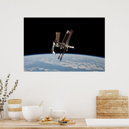 Poster Navette Amarrages Avec Station Spatiale Internatio (Cuisine)