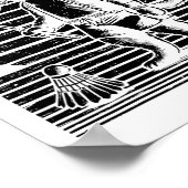 Poster Navette Badminton Ninja (Coin)