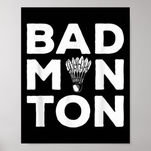 Poster Navette Badminton Player 1