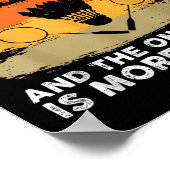 Poster Navette Badminton Player 4 (Coin)