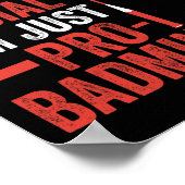 Poster Navette Badminton Player 6 (Coin)