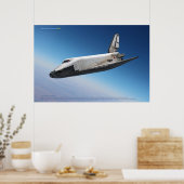 Poster Navette Bourane : Descente Atmosphérique Majestueu (Cuisine)