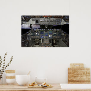 Poster Navette Cockpit