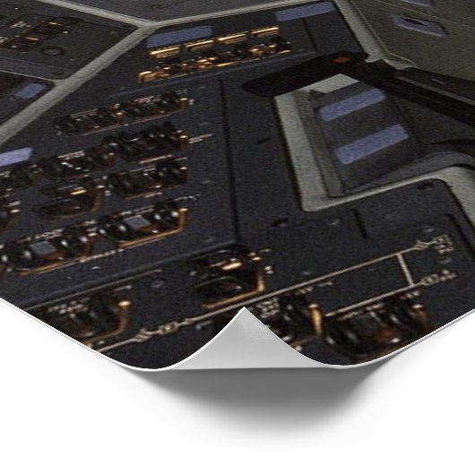 Poster Navette Cockpit (Coin)