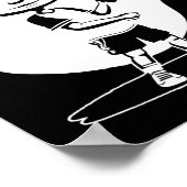 Poster Navette de sport Badminton Boy Racket (Coin)