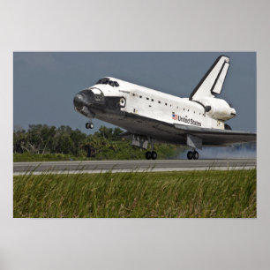 Poster Navette Endeavour atterrissage Kennedy Space Cente
