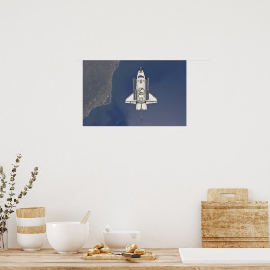 Poster navette spatiale Atlantis (Cuisine)
