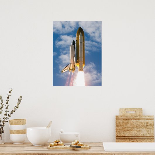 Poster Navette spatiale Atlantis (Cuisine)