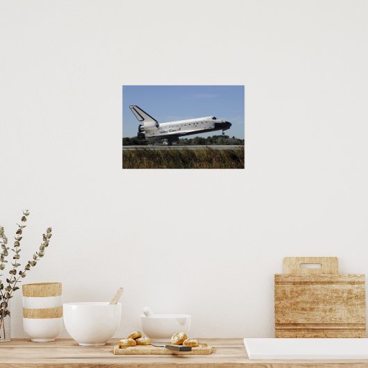 Poster navette spatiale Atlantis (Cuisine)