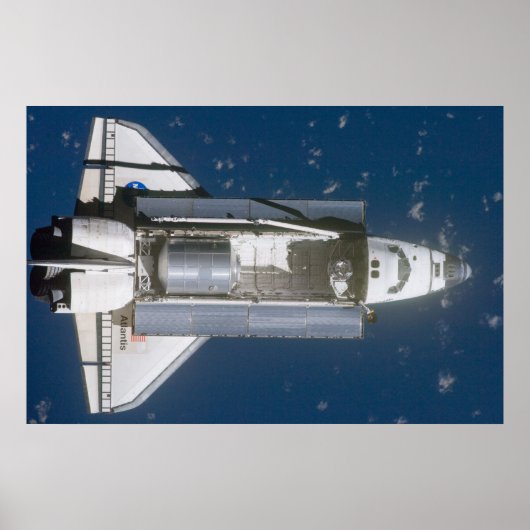 Poster Navette spatiale Atlantis (Devant)