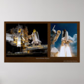 Poster Navette spatiale Atlantis (Devant)