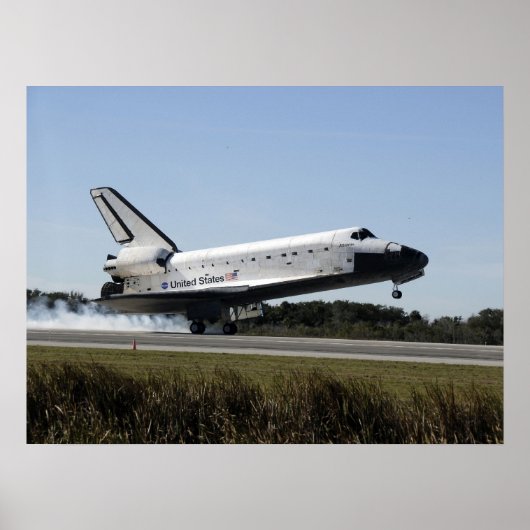 Poster Navette spatiale Atlantis (Devant)