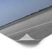 Poster Navette spatiale Atlantis approchant de la piste 3 (Coin)