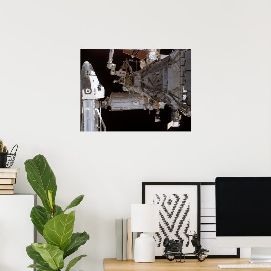 Poster Navette spatiale Atlantis & ISS (STS-115) (Bureau à domicile)