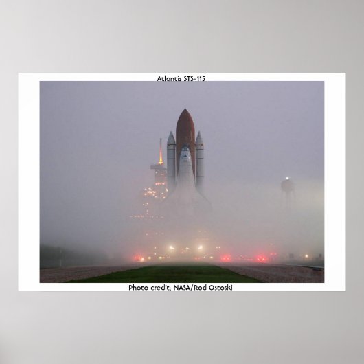 Poster Navette spatiale Atlantis - STS-115 (Devant)