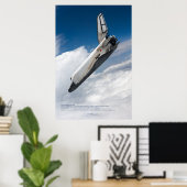 Poster Navette spatiale Bourane : Descente atmosphérique  (Bureau à domicile)