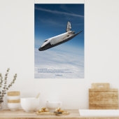 Poster Navette spatiale Buran : Descente dans les nuages (Cuisine)