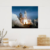 Poster Navette spatiale Columbia lancement (Cuisine)
